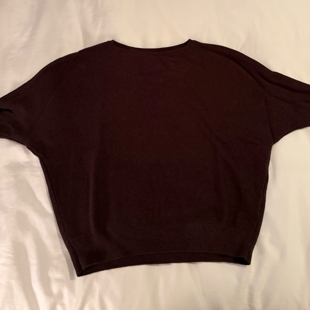 Quince lightweight cotton cashmere dolman sweater